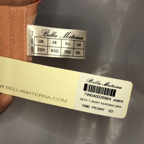 Bella Materna Maternity/Nursing Tee Shirt Bra, NWT - Picture 9 of 10